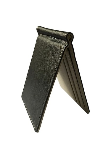 Createtech Marka Erkek Cüzdan, Kısa Deri Çanta, Pu Deri, Para Klipleri, Erkekler İçin Gray Gri Gri