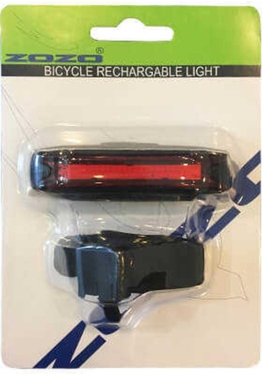 Zozo Plf 8106 Usb Şarjlı Arka Far Siyah