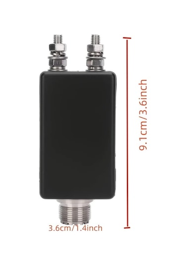 Wangxi Siyah Mini Balun Hf Kısa Dalga Anten İçin 1:1 Plastik Qrp İstasyonu