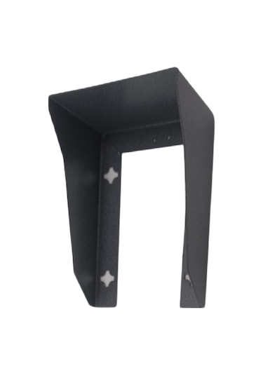 Diafon Zil Paneli Koruyucu Kapı Zili Metal Yağmurluk Aparatı Antrasit 10x15x8