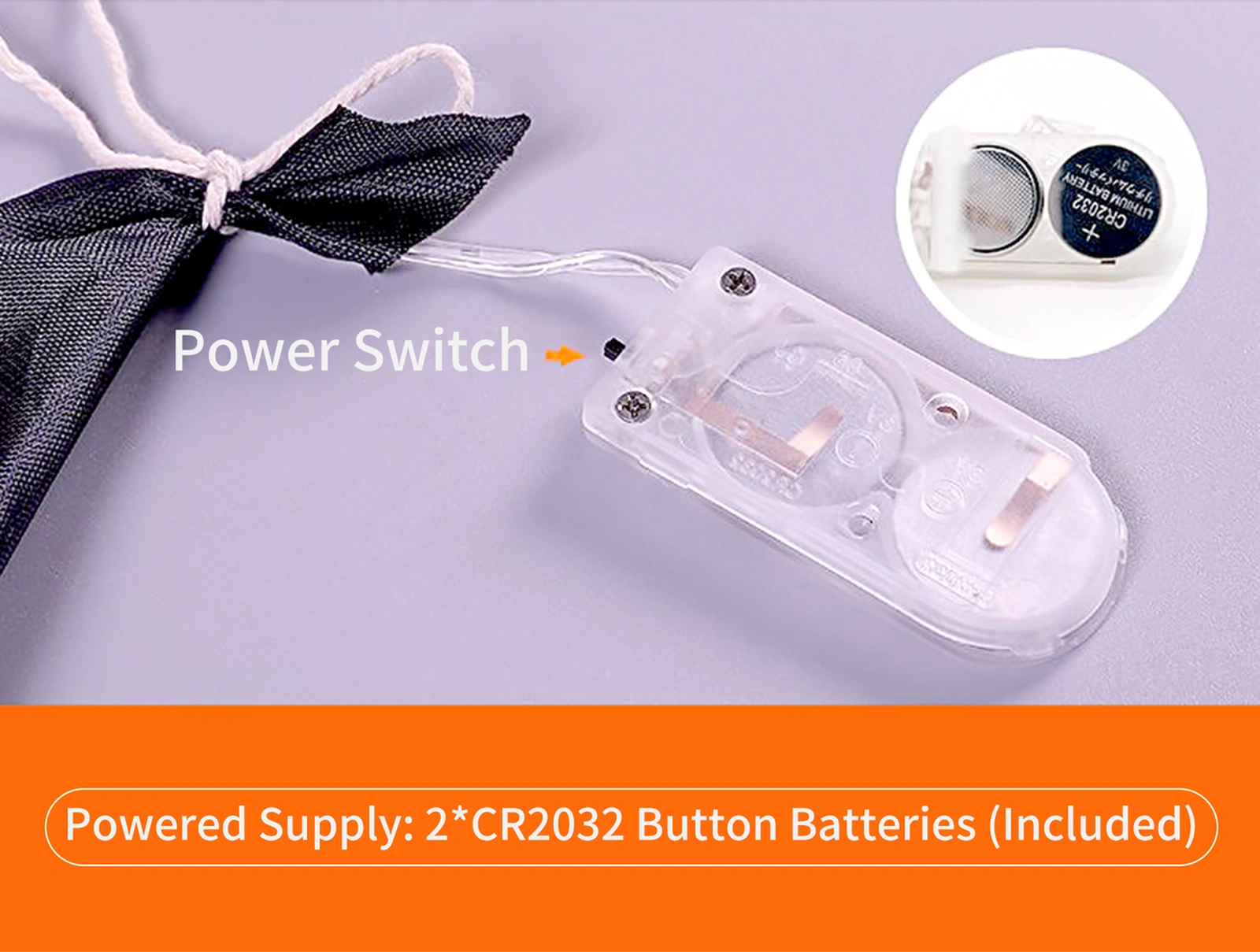 Kosona Halloween Dekorasyon Işıklı Bayrak - Led Renkli Parıltı, Kabak Desenli, Dışarı/içeri Takılabilir, Cr2032 Pil Dahil