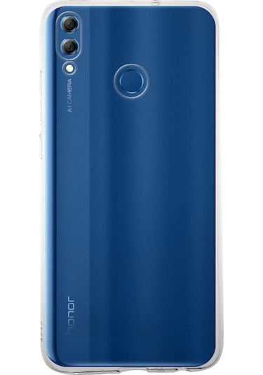 Huawei Honor 8x 1mm Silikon Şeffaf Kapak
