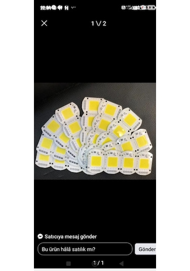 Power Led Cob Led 220 V 100 Watt Prejektör Cip Beyaz Işık 5 Adet