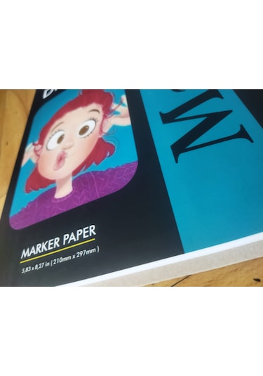 Koala Çizim Defteri Marker Çizim Defteri A4 Beyaz
