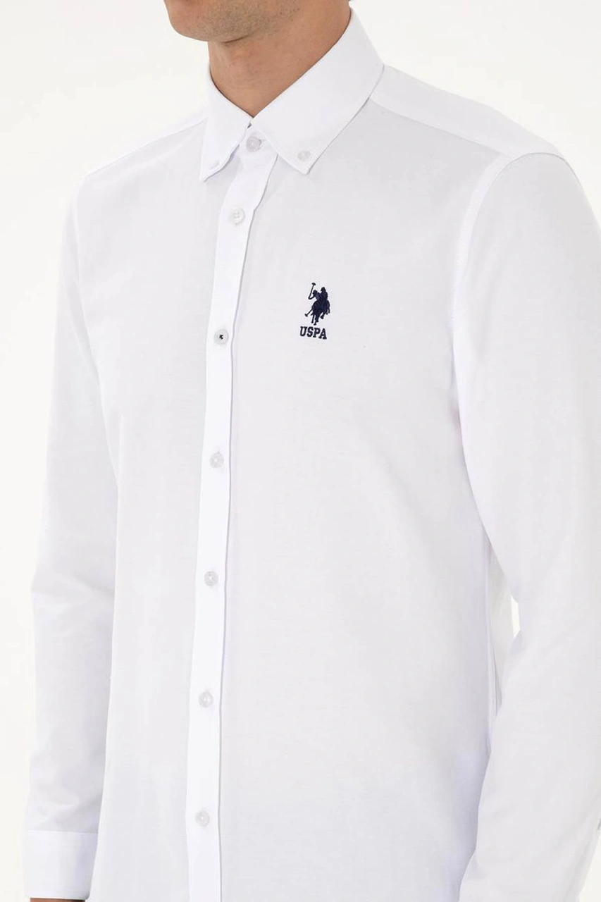 U.s. Polo Assn. Nova025k Beyaz Erkek Gömlek 2225592 Beyaz
