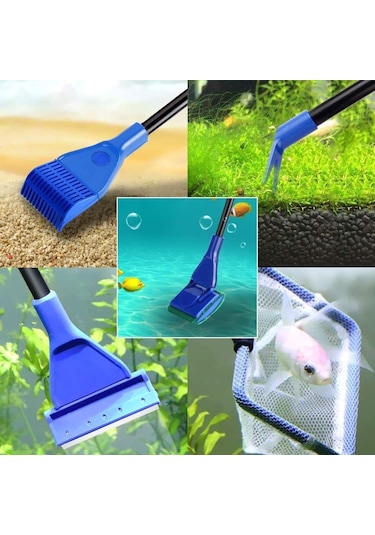 5  İn  1  Akvaryum  Tankı  Temizleme  Seti  Akvaryum  Balığı  Bakım  Seti