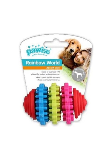 Pawise Rainbow World 8 CM S Boy Yavru Köpek Diş Kaşıma Oyuncağı