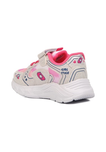 Beyaz-fuşya Kız Çocuk Spor Ayakkabı 732 P Beyaz-Fuşya