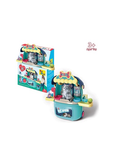 Ogi Mogi Toys Evcil Hayvan Oyun Seti Tekerlekli Çekçekli Sırt Çantası