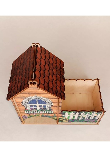 Woodiks Renkli Çay Evi Poşetler İçin Stand 200547339 Turuncu