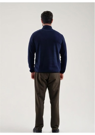 Exuma Yarım Fermuarlı Polar 2312001-ındıgo İndigo