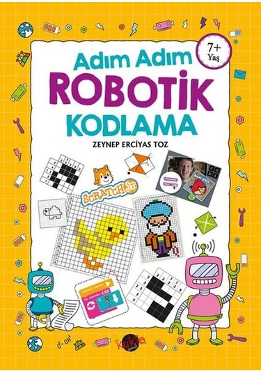 Adım Adım Robotik Kodlama 7+Yaş - Zeynep Erciyas Toz - Kukla