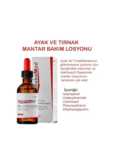 Demykomed Ayak Mantarı ve Koku Karşıtı Losyon  50 ML