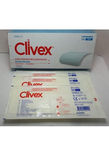 Hazır Pansuman Örtü Non-woven 9cmx25cm 25adet C625