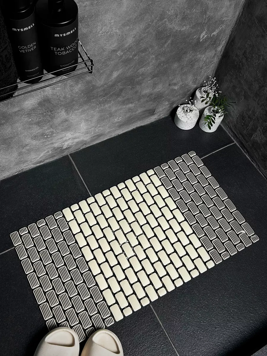 Conflate Vantuzlu Banyo Ve Duş Kaymaz Paspası 204193068 Kahverengi