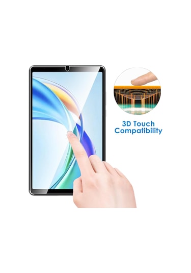 Honor Pad X7 8.7 Inç İle Uyumlu Kırılmaz Tablet Temperli Cam Ekran Koruyucu