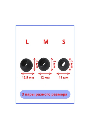 Discount Store Samsung Galaxy Uyumlu Buds Pro Kulak Skalı 3 Çift: S, M, L 184141331 Siyah