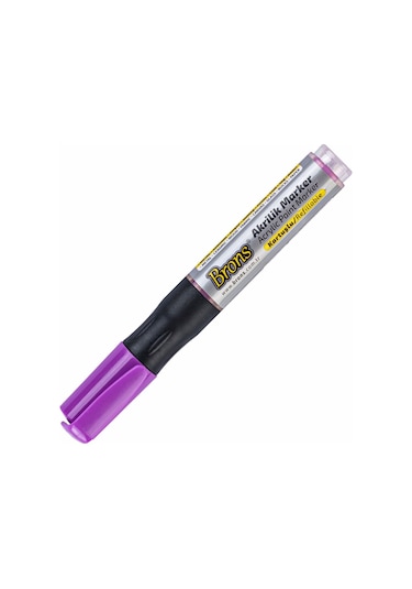 Brons Akrilik Marker Kalem Pembe Br-4019