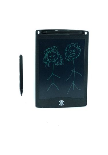 Çocuk Yazı Tahtası Dijital Ekran Kalemli 20 15 Cm Siyah