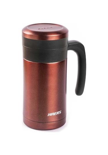 Tantıtonı Kırmızı Paslanmaz Çelik Termos Bardak 450ml