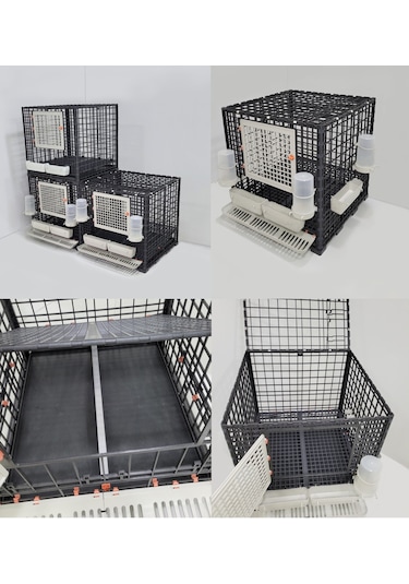 Leganest Tavuk Sülün Keklik Bantam İspenç Kafesi 62 x 62 x 62 CM