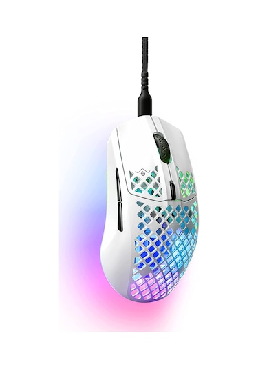SteelSeries Aerox 3 Snow 2022 Kablolu RGB Gaming Mouse