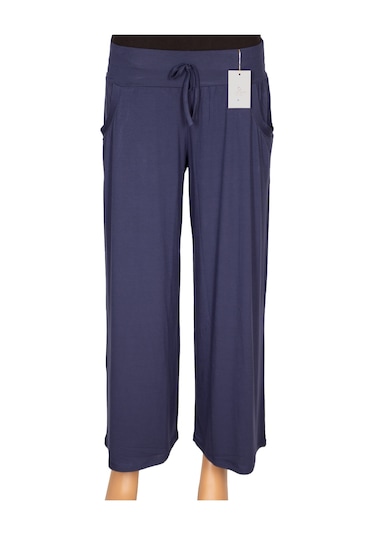 Barem Kadın Elisa Viskon Penye Cepli Spor Safir Pantolon Etek Lacivert