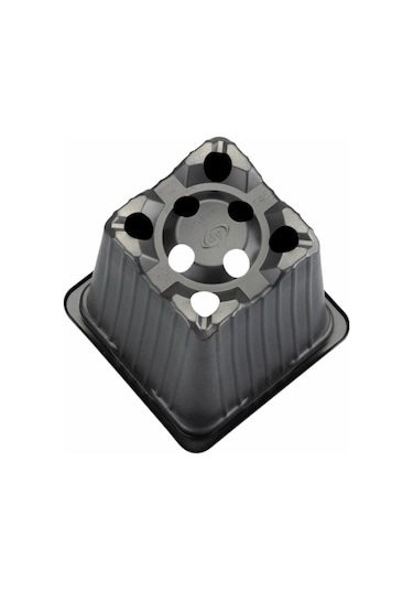 THERMOFORM KARE VAKUM SAKSI 100 ADET - ÜRETİM SAKSISI 9 CM