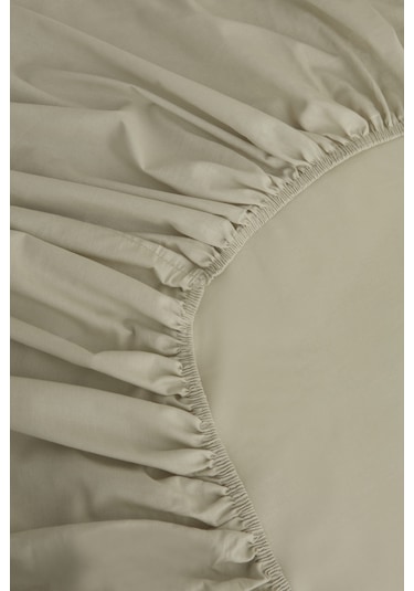 Karaca Home Basic %100 Pamuk Tek Kişilik Lastikli Çarşaf Adaçayı