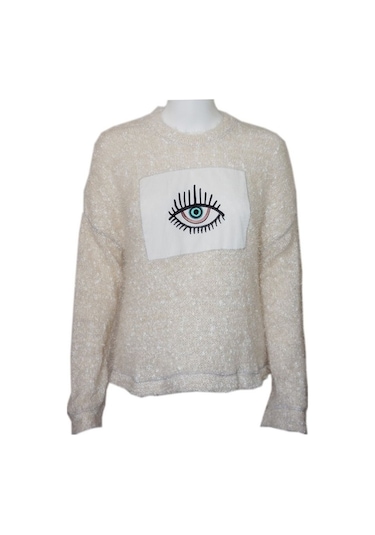 Bulalgiy Kadın Ekru Kazak - Bga00030M