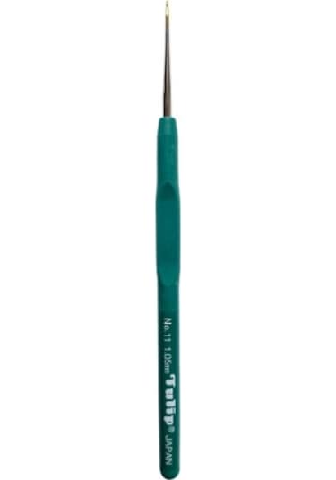 Abarta Tulip Silikon Elastik Saplı Dantel Tığ No:11 & 1.05mm Yeşil No 11 - 1,05 Mm