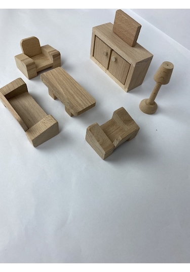 Ahşap Oyuncak Oturma Odası