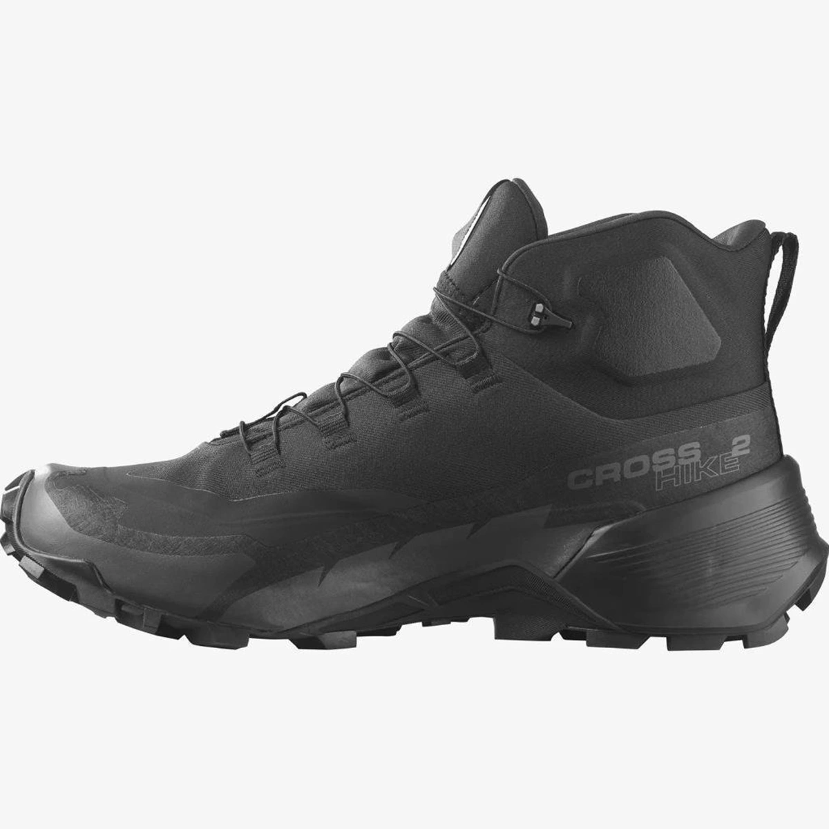 Salomon Croos Hike Mid Gore Tex Outdoor Boot Erkek Bilekli Su Geçirmez Outdoor Bot Siyah Siyah