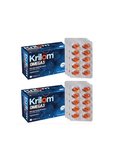 Krilom Omega 3 50 Yumuşak Kapsül 2 Adet