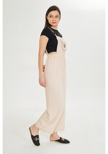 Vizon Onden Cepli Yazlik Salopet Tulum Yeşil