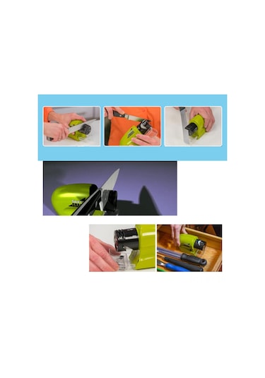 Shineyee Elektrikli Bıçak Takırıcı, Elmas Tekerlekli, Kolay Kullanım, Çok Amaçlı Bıçak, Makas , Pil Dahil Değil