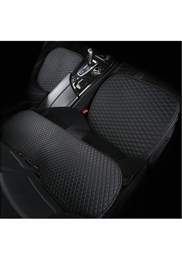 Hyundai Getz Uyumlu Deri Kapitone Koltuk Minderi Koruma Kılıfı 3 Lü Set