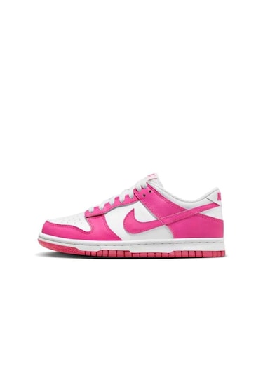 Nike Dunk Low Yürüyüş Ayakkabısı Pembe - Beyaz