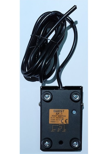 Makine Ayak Pedalı Ayak Switch 2 M Kablolu