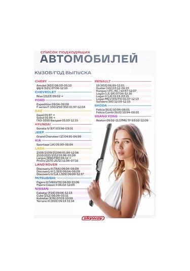 Skyway Araç Silecekleri Karkasız 500/500 Mm 224566966