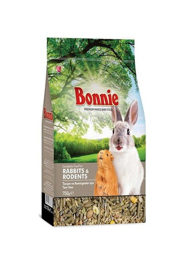 Bonnie Tavşan & Kemirgen Yemi 750 Gr 5 Adet