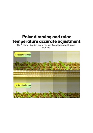 Reedark Led Bitki Büyüme Işık Şeritleri 6.2 W 63+63 Led 22.7 Lm Kırmızı Mavi Işık