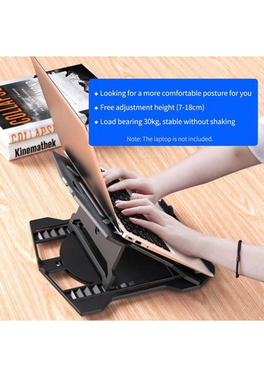 Geeroyoo Katlanabilir 8 Kademeli Yükseklik Ayarı İle Taşınabilir Dizüstü Bilgisayar Standı - 10-15.6 İnç Tablet Ve Laptop İçin Ergonomik Tutucu Diğer