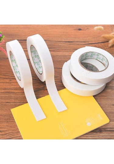 Sones 10 Adet Süper Güçlü Çift Taraflı Yapışkan Bant Köpük Çift Taraflı Bant Montaj Sabitleme Pedi Yapışkan 12mm İçin Kendinden Yapışkanlı Ped