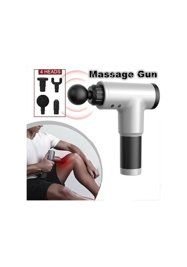 Kablosuz Adaptörlü Masaj Tabancası Şarjlı Masaj Tabancası Kh - 320 4741 Açık Mavi