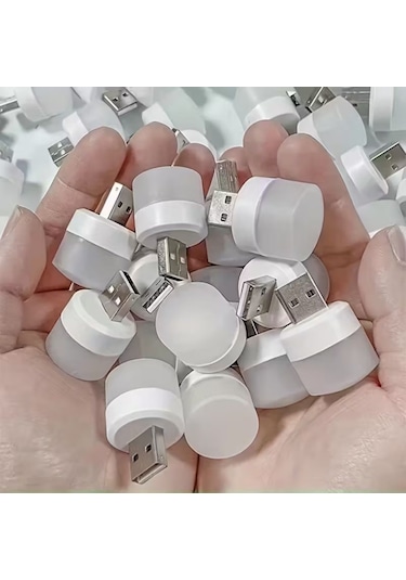 Usb Mini Top Led 10 Lu Aydınlatma Seti Sıcak Renkli Gece Lambası, Enerji Tasarruflu Mikro Led Işıklar 4741 Altın