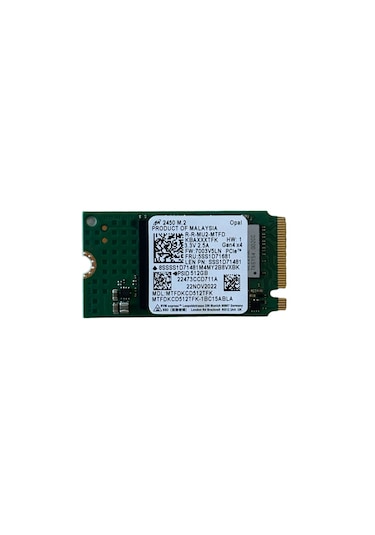 Mıcron 2450 M.2 2242 MTFDKCD512TFK 512 GB M.2 NVMe SSD