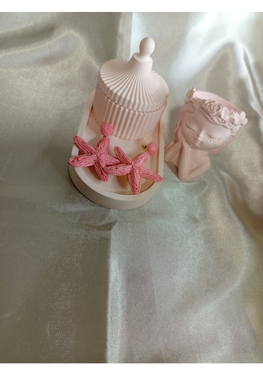 Pembe Deniz Yıldızı Küpe