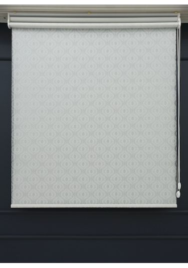 Çift Mekanizmalı Tül+stor Güneşlik Perde Çiftli Sistem - 2 Perde Tek Ürün Beyaz2