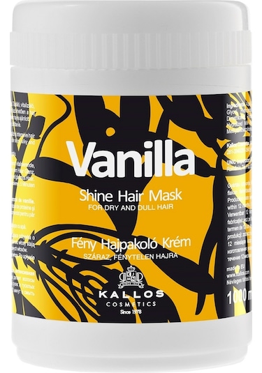 Kallos Cosmetics Vanilla Vanilya Özlü Saç Maskesi 1 L